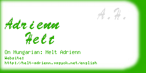 adrienn helt business card